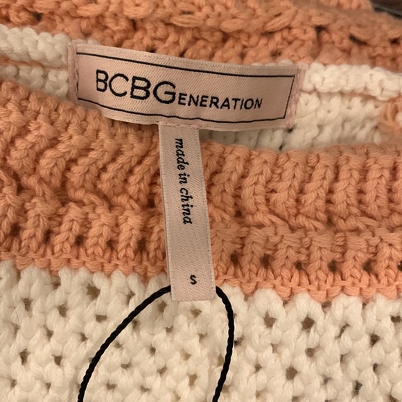 NWT BCBGeneration crochet knit top, womens size small - Picture 7 of 7